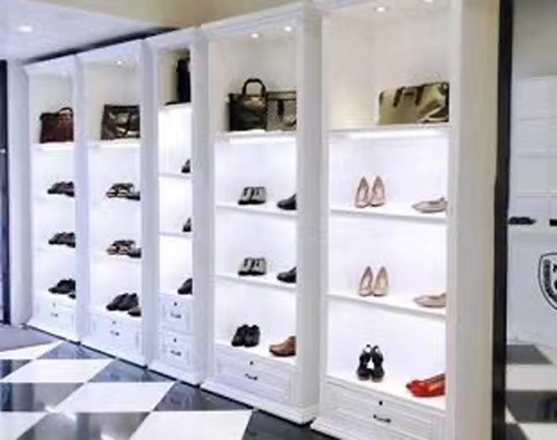 鞋业展柜定做鞋子展柜设计